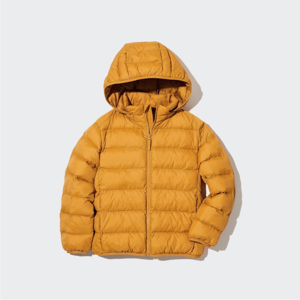 Washable gold/yellow puffy jacket size 9-10